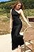 Memoriesea Women's Elegant Sleeveless One Shoulder Bodycon Evening Cocktail Maxi Dress Black