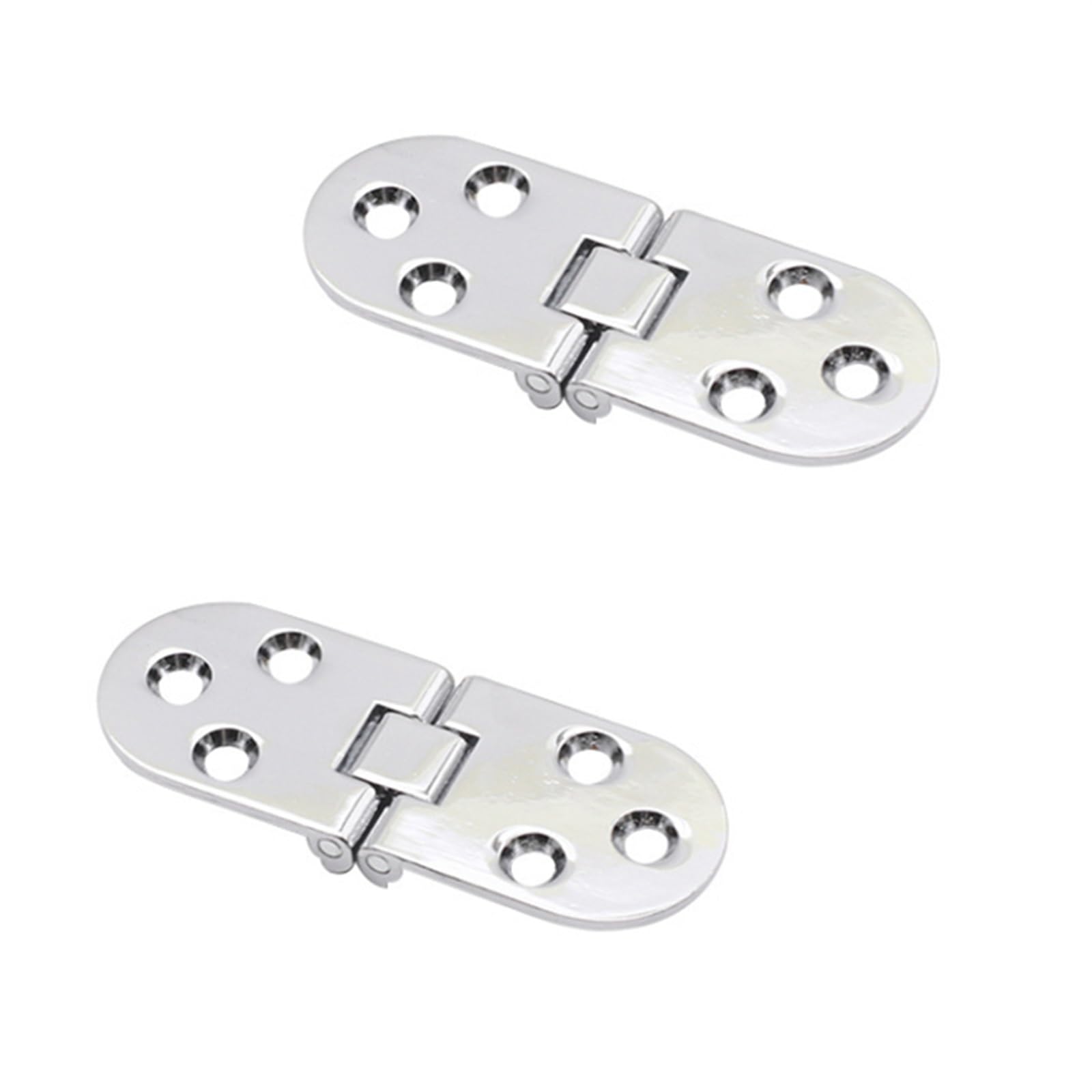 Adgcfkop Sliver Flush Mounted Folding Hinges Self Supporting Door Flap Hinge Home Hardware Renovation
