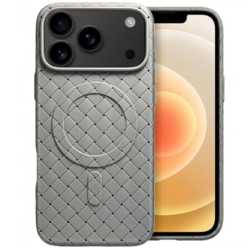 Coque Tissée iPhone 17 Pro Magnétique Idéale pour le Bureau et les Trajets Quotidiens