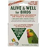 OASIS #80070 Alive and Well, Stress Preventative & Pro-Biotic Tablets for Birds, white, 1 Count (Pack of 1)