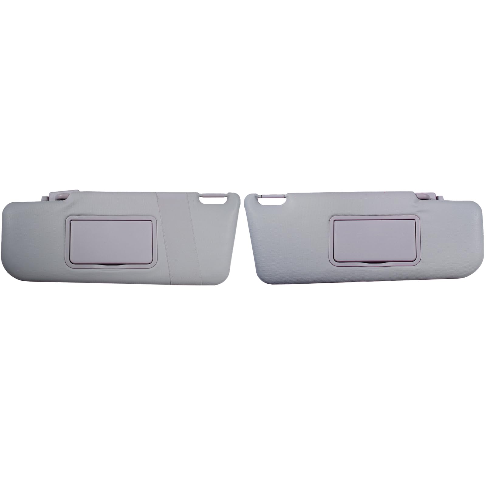 1 paire de pare-soleil gris avec miroir et sac compatible avec Fiat Panda 09/2003 à 12/2011 côté conducteur gauche et droit
