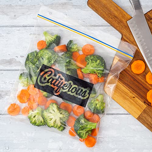 Catiferous 40 Pcs Zip Lock Bags Large Reusable Freezer Bags, 1-Gallon (4.55L) Ziplock Bags Food, Leakproof BPA Free Large Food Bags Zip Seal, Airtight Heavy Duty Plastic Ziplock Bags Food Catiferous 40 Pcs Zip Lock Bags Large Reusable Freezer Bags, 1-Gallon (4.55L) Ziplock Bags Food, Leakproof BPA Free Large Food Bags Zip Seal, Airtight Heavy Duty Plastic Ziplock Bags Food