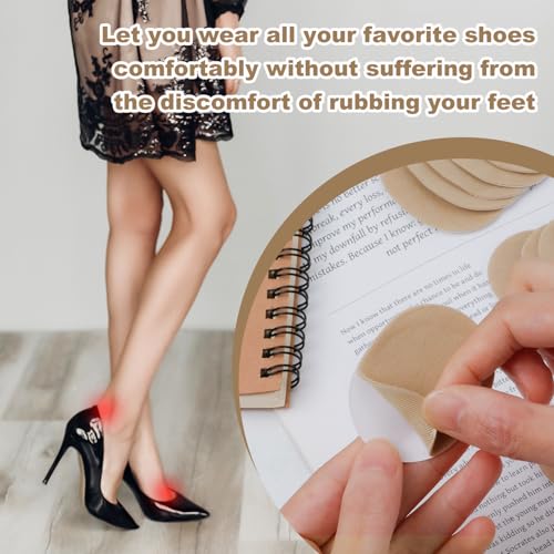 Image of 48pcs Round Moleskin for Feet, Adhesive Moleskin Padding Prevention Pads Foot Protection Moleskin Strips Mole Skin Tape Patch for Feet Shoes Toes Heel, 3 Sizes