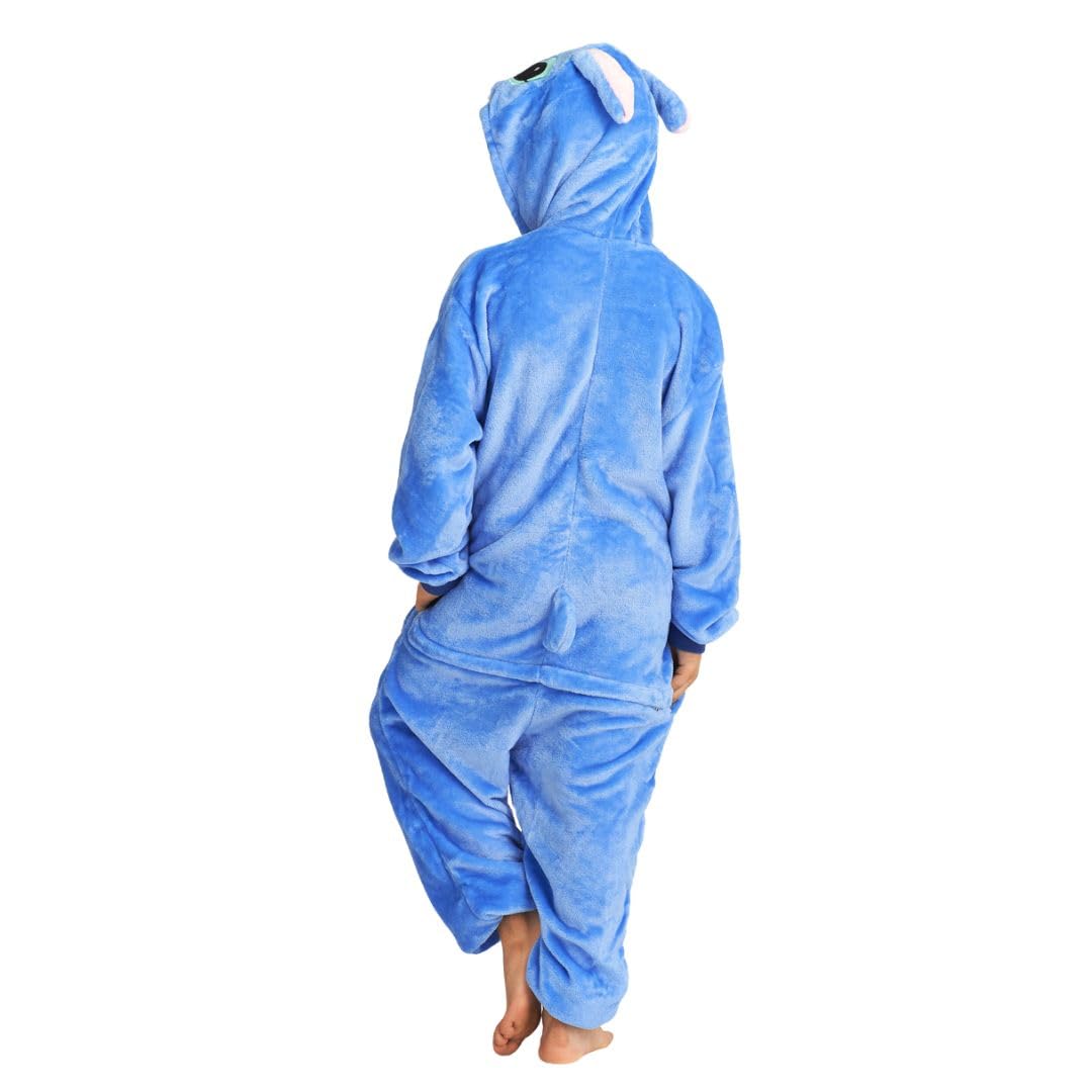 Stitch Kigurumi Pigiama Onesie per Adulti - Peluche Pigiama Unisex Animali Taglie 95-145 cm