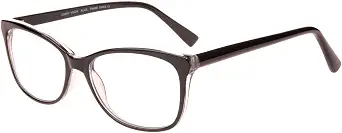 Black on Crystal Alice Eyeglasses 52/15/145