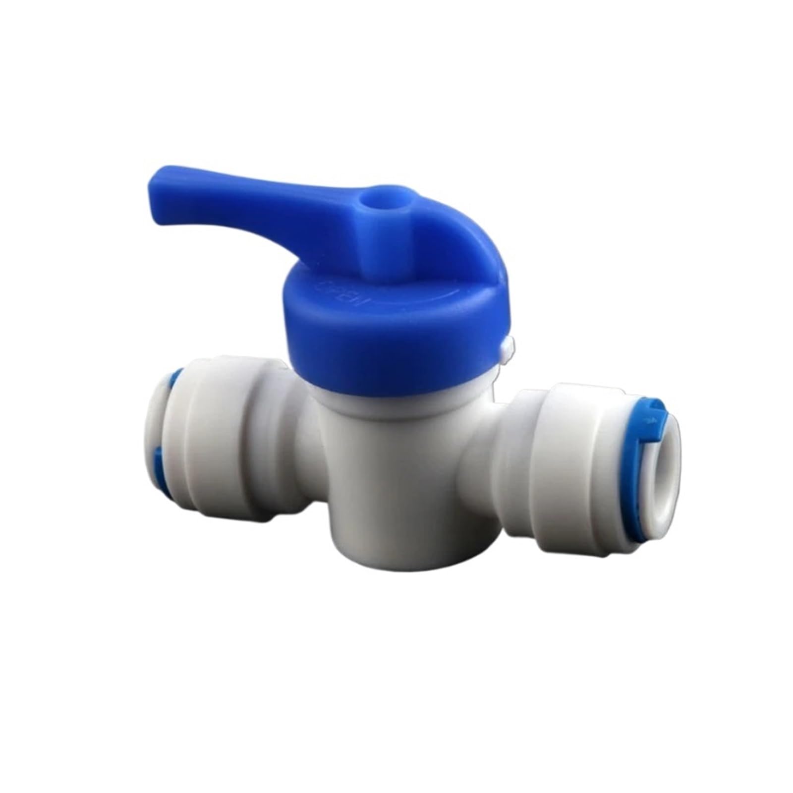 Elbow Quick Connector Ball Valve RO Water Straight 1/4" 3/8" OD Hose Quick Connection Control Fittings Plastic Ball Valve Reveser Osmosis Aquarium(NO.8)