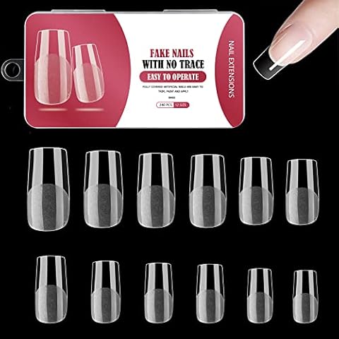 240 Stück Falsche Nägel Tips Cover