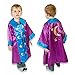 Slimy Toad - Déguisement de sorcier étoiles et lunes pour enfants - Cape de sorcière luxe faite main - Violet et bleu (3-8 ans)