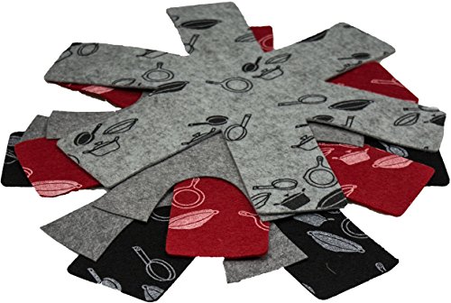 Ingbertson Pfannenschutz 5er Set (5 Stück gemischt)