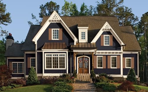 Persiana de vinilo Mid America Catedral Open Louver exterior 8