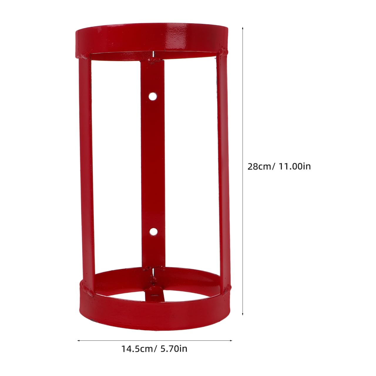 Abaodam Support de Fixation Montage Mural Sécurisé et Solide pour Extincteur en Fer Rouge Design Compact et Polyvalent pour Véhicules et Bus