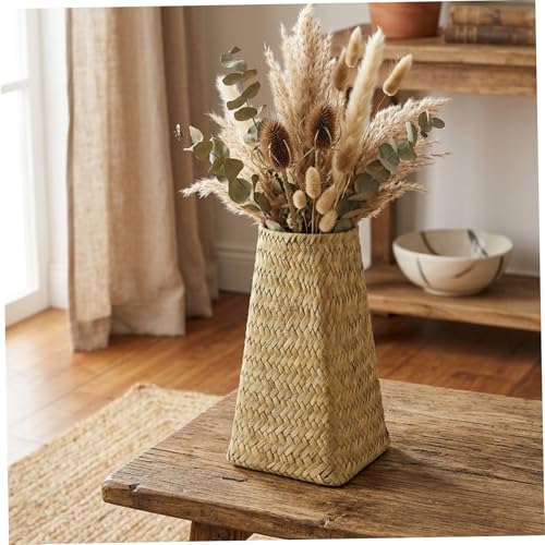 Vase en osier incassable pour compositions de fleurs