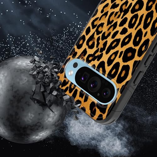 GFEWYTJYJ for Pixel 9 Pro XL Case,[10 FT Military Grade Drop Protection] Non-Slip Heavy Duty Shockproof Phone Case for Google Pixel 9 Pro XL 6.8 Inch 2024,Leopard Print - image 2