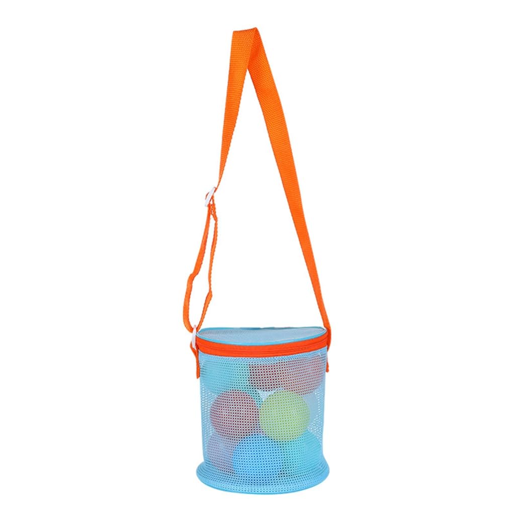 Sac De Plage En Maille Grande Capacité | Sac à Jouets, Coquillages, Rangement Sable - Pour Enfants