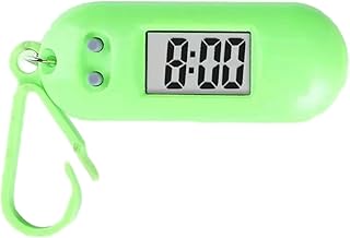 Reloj de bolsillo con llavero digital LED deportivo en miniatura para estudiantes y niños, práctico accesorio de mochila de viaje