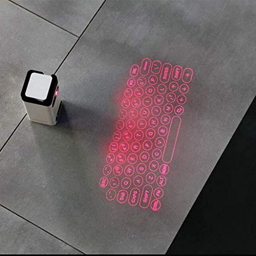 Teclado para Juegos Elegante Teclado portátil mecánica Teclado for Juegos portátil Virtual Proyección Laser Mouse láser inalámbrico Bluetooth USB/Bluetooth Conexión AI Chip Inteligente Adecuado mejo