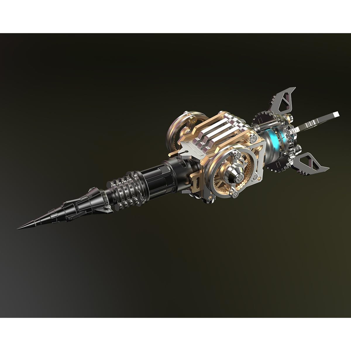 Steampunk Mechanisch Spinne mit Waffen-Zubehör, DIY-Montage 3D Metall Puzzle Spinne Modellbausatz mit Werkzeugen, Adventskalender 2025 Geschenke (771 Teile)