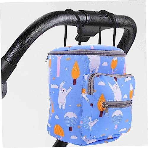 Bolso colgante portátil para pañales azul multiusos miniatura 7