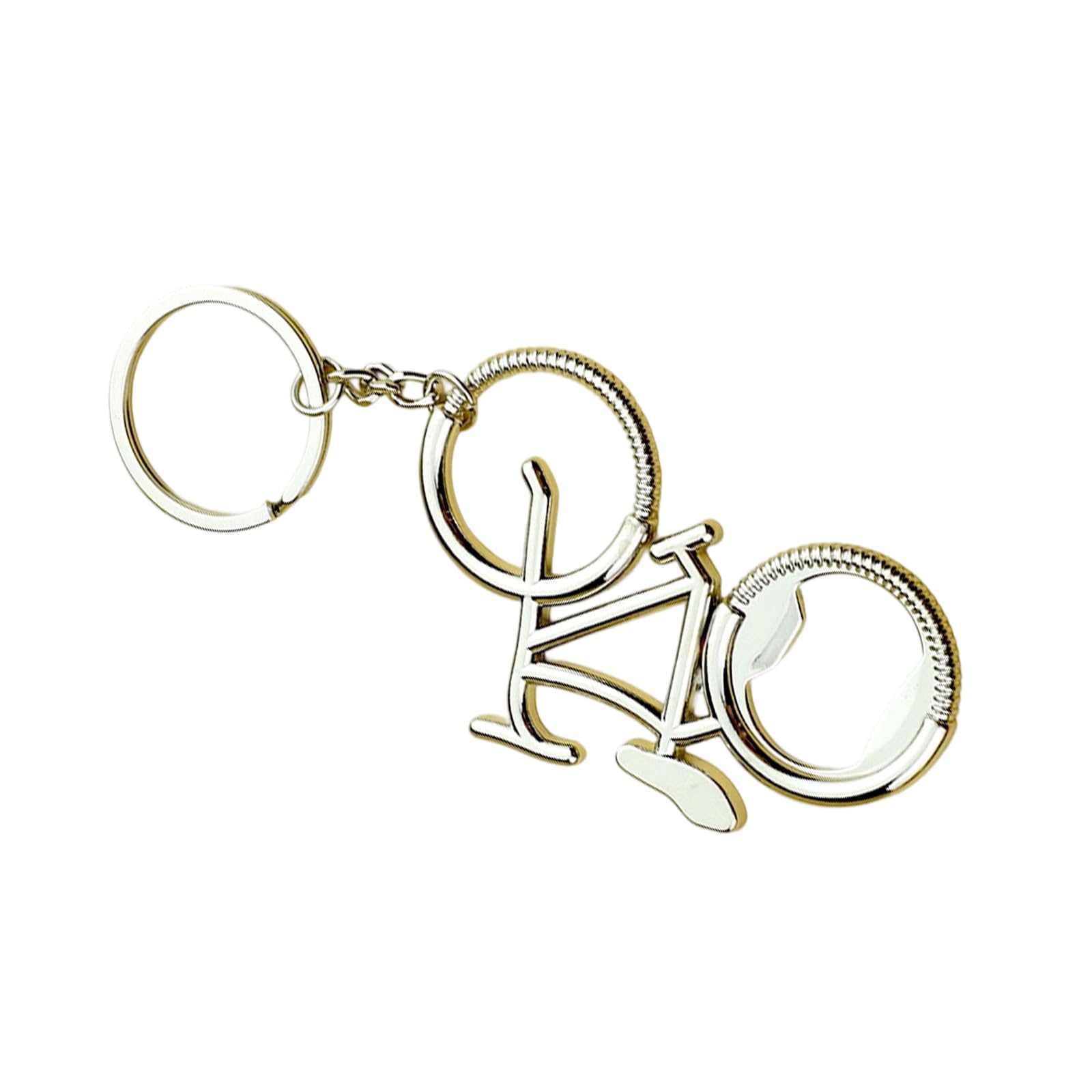 NEWFT Rustproof Metal Bottle Opener Keychain Unique Bike Design Practical Accessory Can Opener For Men