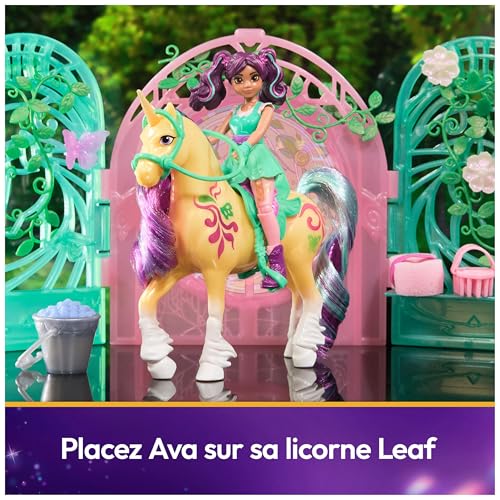 Playset Mini Poupée Ava Et Leaf Unicorne Academy Spinmaster La Boite - vue 7