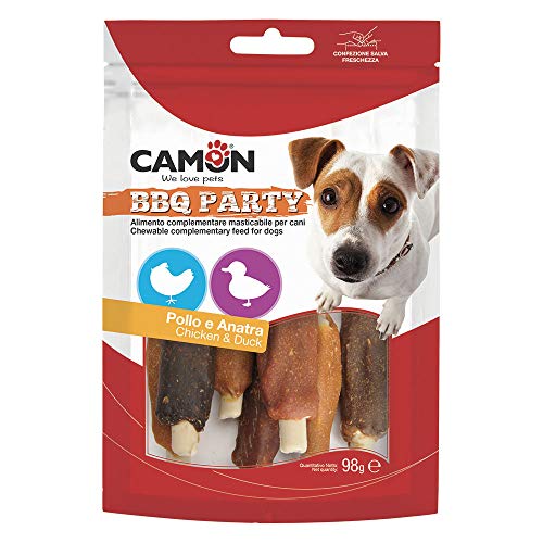 Camon AE901 BBQ Party Snack per Cani Pollo e Anatra Premietti Cane Masticabili