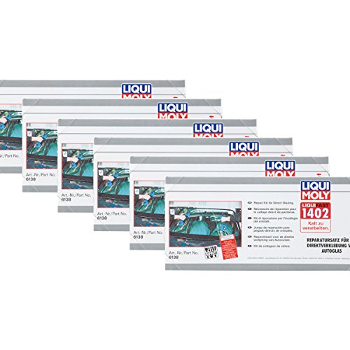 Cartouches Liqui Moly 6138 Liqui Fast 1402 kit de 6 colles pour pare-brise