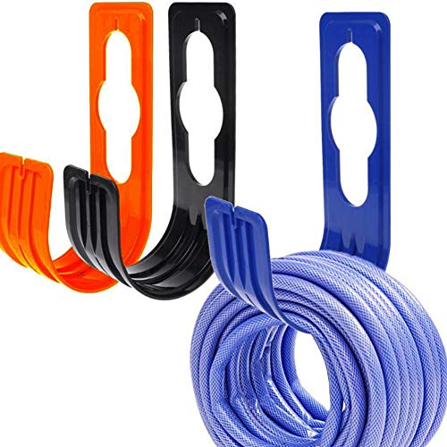 New 3Pcs Garden Outdoor Hose Pipe Holder Wall Mounted Watering Tidy Store Hanger HookWate