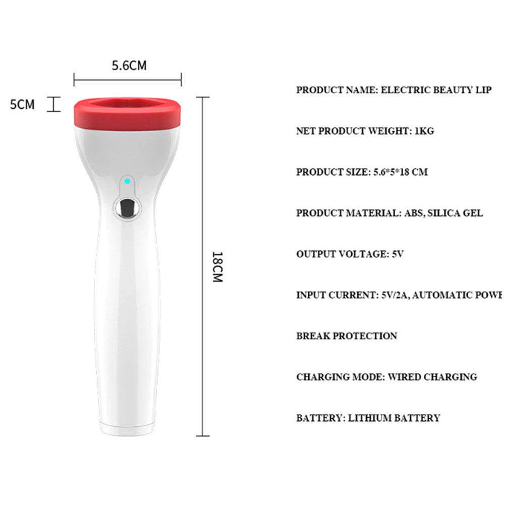Électrique À Lèvres Repulpeurs Instrument Formateur, Appareil Automatique Beauté Portable Avec Chargement USB, Rendre Vos Lèvres Plus Complète Et Plus Épaisses Pour Les Lèvres Maquillage