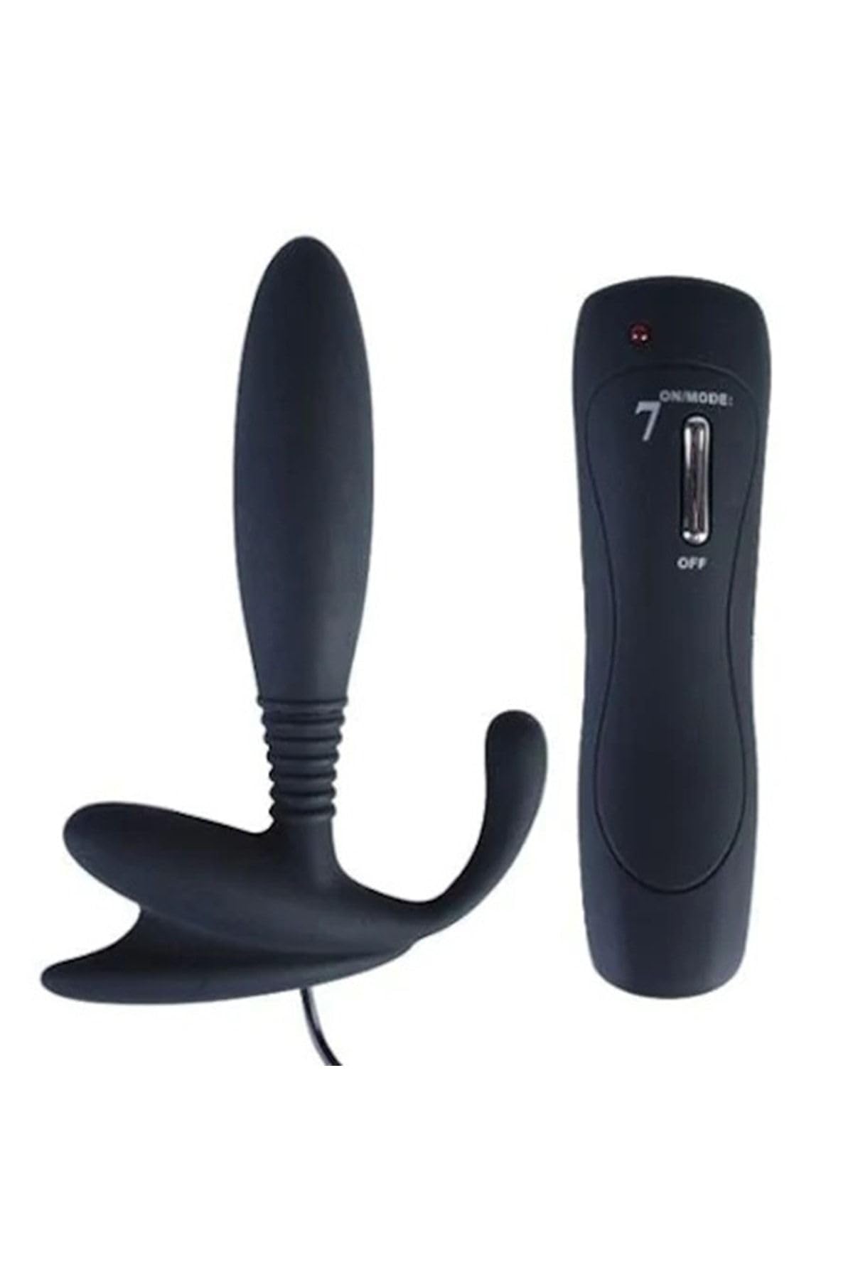 TruvaShop Anal Pleasure 7 Çeşit Titreşimli Anal Vibratör Plug