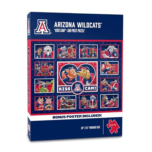 Image of YouTheFan NCAA Arizona Wildcats inchKiss Cam inch 500 Puzzle