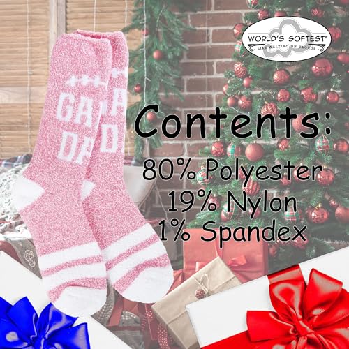 Image of World's Softest Cozy Collection Crew Socks - Smooth Multi Colors Cozy Socks - Knit Top Holiday Spirit Fashion Socks
