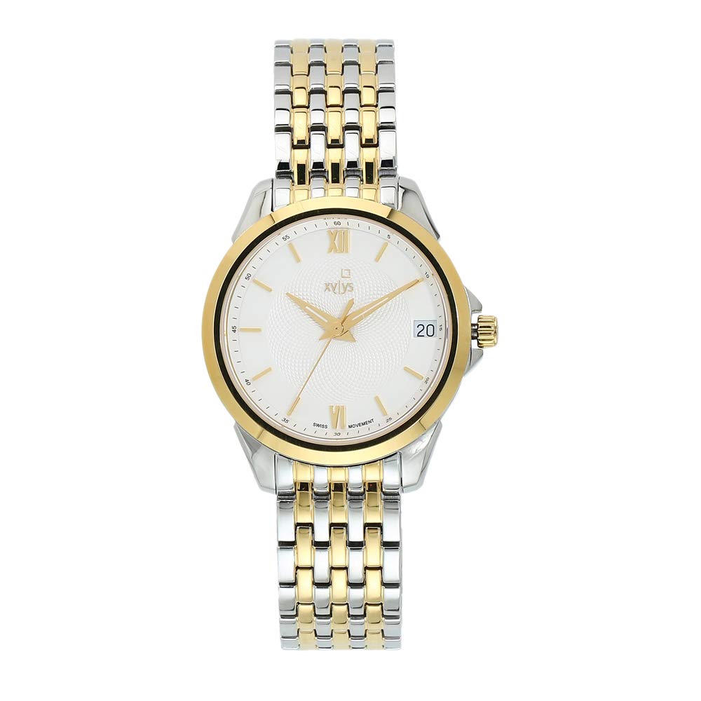 Xylys Quartz Analog with Date White Dial Stainless Steel Strap Watch for Women-NS45012BM01E (B07JJF8WQ2) Amazon Price History, Amazon Price Tracker