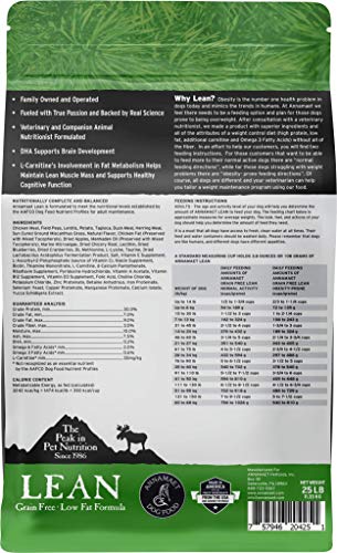 Annamaet Grain-Free Lean Reduced Fat Formula Dry Dog Food, (Chicken & Duck), 25-Lb Bag #TOP1