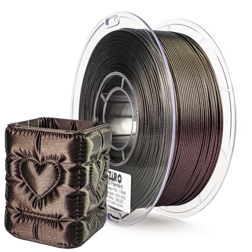 Image of ZIRO Chameleon Series Filament, Super Sparkle PLA, Scarlet Gold Luster