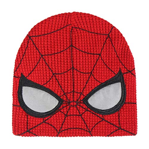 CERDÁ LIFE'S LITTLE MOMENTS Con Aplicaciones Spiderman, Gorro De Punto Unisex Adulto, (rojo 50), Talla Única