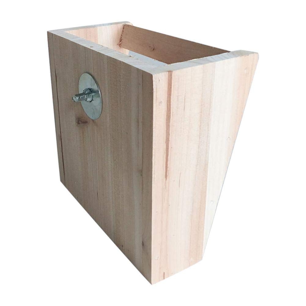 Kaninchen Heuraufe Aus Holz - 2-in-1 Futterstation Für Nager Mit Doppelzone