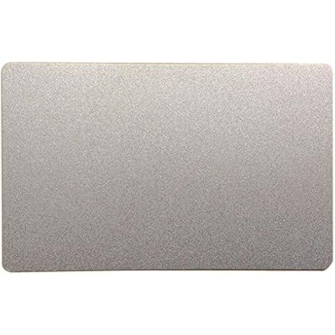 Ebamaz Sublimation Print Metal Business Cards Tablet Thick 86X54mm Pack of 10PCS (Aluminum 0.45mm Thickness, Pearled Silver, Blank) Cover