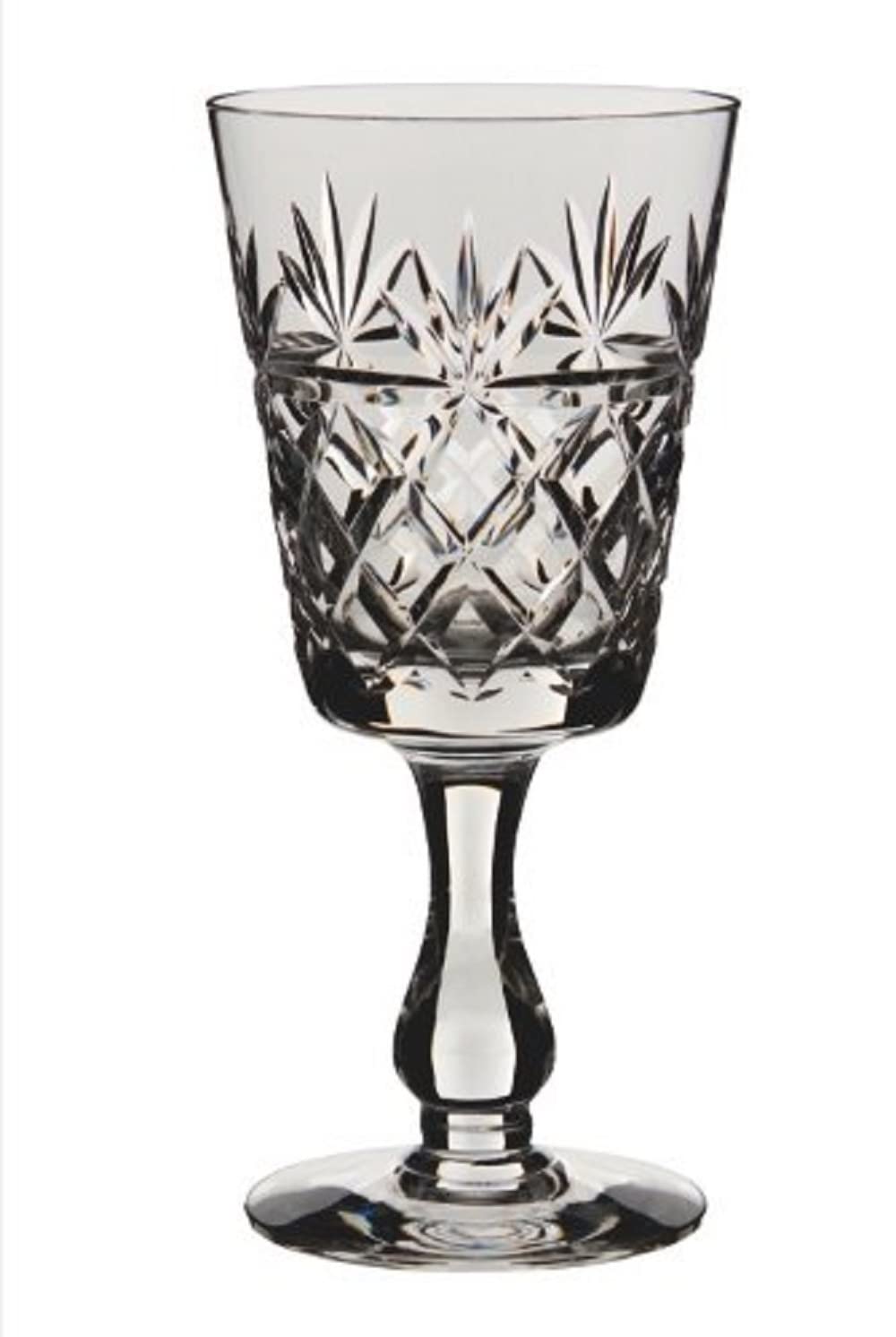 Royal Brierley Premium Tall Braemar Goblet - Luxury Hand-Cut Crystal Wine & Water Glass