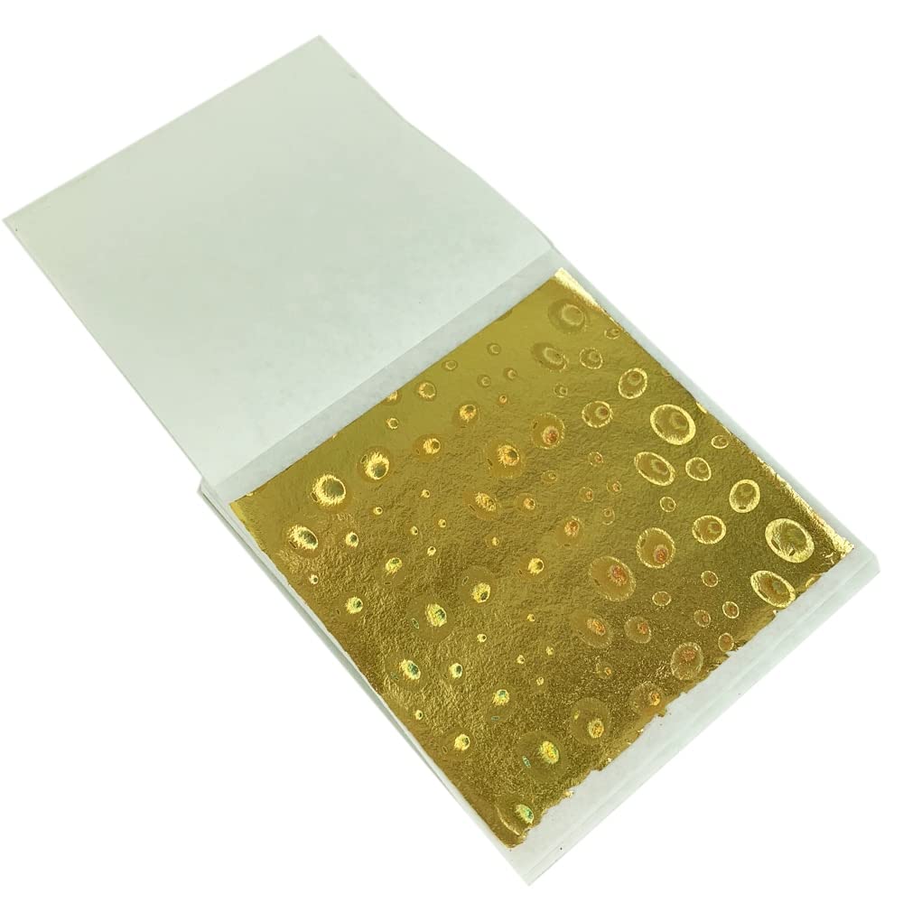 Amazon.co.jp: きらめく金箔 - レーザー金箔 8 x 8.5cm 1パック100枚
