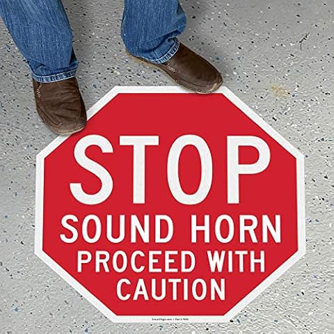 SmartSign Anti-Slip Octagonal Floor Sign Cover