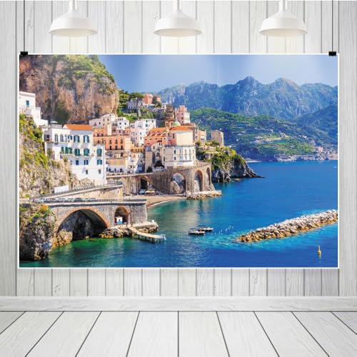 Fondo fotográfico Italia Amalfi Coast 7x5ft miniatura 4