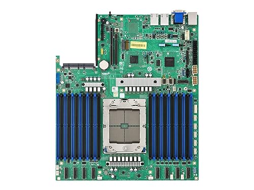 Image of Tyan 1S AMD EPYC Genoa Motherboard, 12 inch x 14 inch w /Proprietary mounting Holes, 24 DIMM Slots, 2 PCIe 5.0 Riser Slots, 9X PCIe 5.0 x8 MCIO, 2X 10GBase T LAN