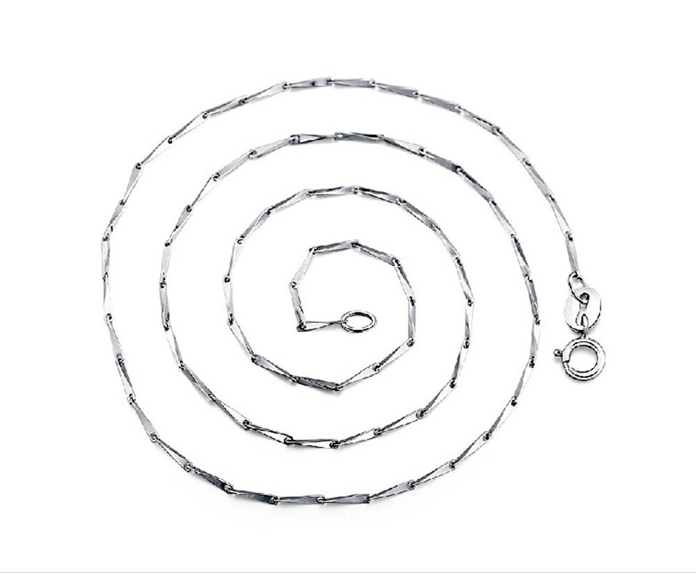 Men's Stainless Steel Chunky Curb Link Silver Cool Necklaces Chains for Boys (Length