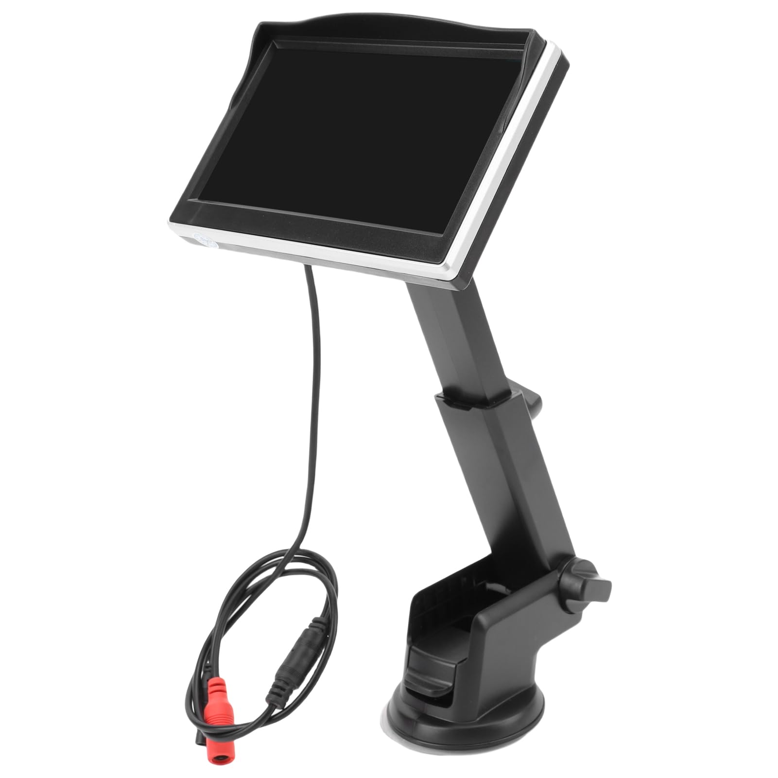 Ejoyous Elektroniczna Niania Samochodowa, 5-calowa Kamera Samochodowa dla Dziecka ABS z Noktowizorem 1080P, Szeroki Kąt Obrotu 150° w Zakresie 360°, Monitor Tylnego Siedzenia dla Niemowląt i Małych