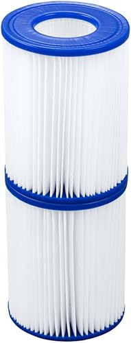 Bestway - Cartidges de Filtro de Piscina No 58094 - Para Piscina y Lay-Z-Spa - Talla II, Cantidad Pack 2