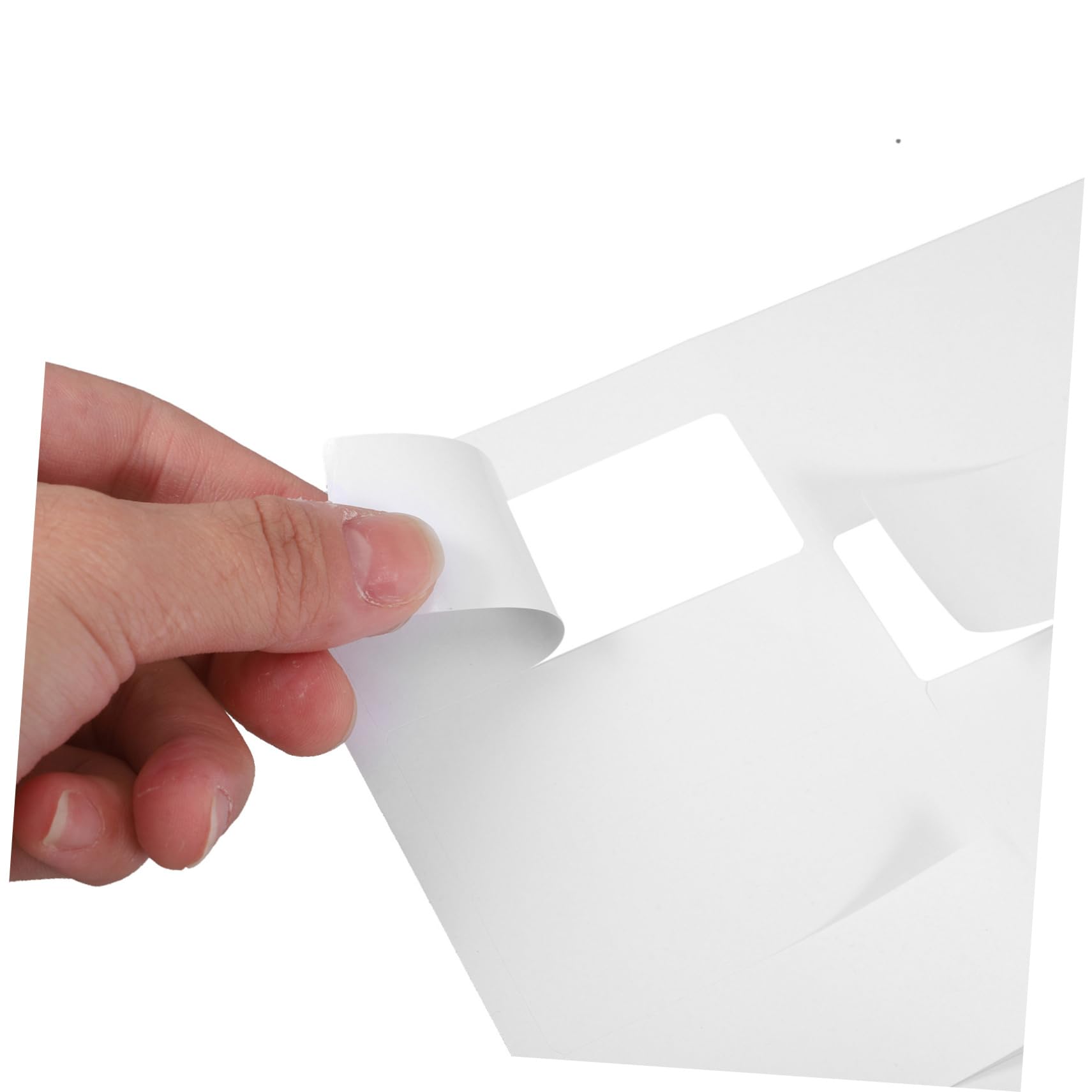 Étiquettes D'adresse Autocollantes Blanches 100 Pièces en Papier