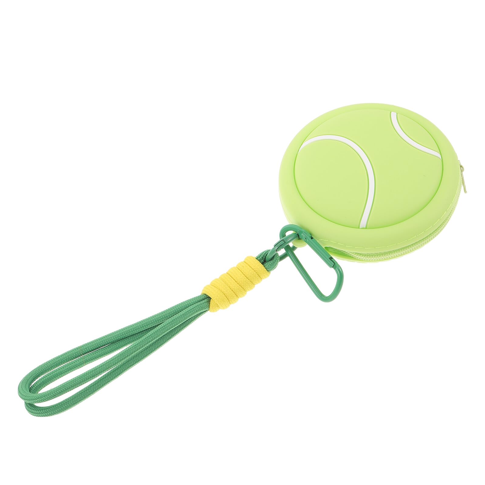 Portachiavi Sportivo Borsa Porta Monete in Pvc a Tema Tennis, Mini Portafoglio Cerniera per Ragazze, Accessorio Portachiavi per Sport di Squadra e Uso Quotidiano