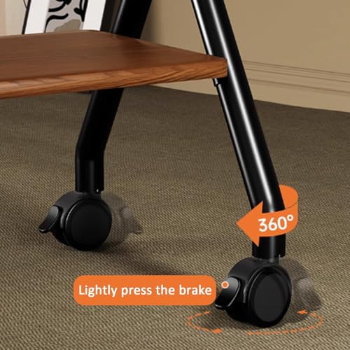 Soporte móvil para TV ajustable con ruedas 32-75 pulg. negro miniatura 3