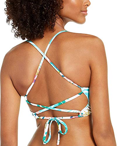 Sundazed Top de biquíni feminino Hot Tropics estampado Jenna tamanho do sutiã, Hot Tropics, 32DD