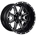 Fuel Maverick 17 Black Wheel/Rim 6x135 & 6x5.5 with a -12mm Offset and a 106.4 Hub Bore. Partnumber D53817909845